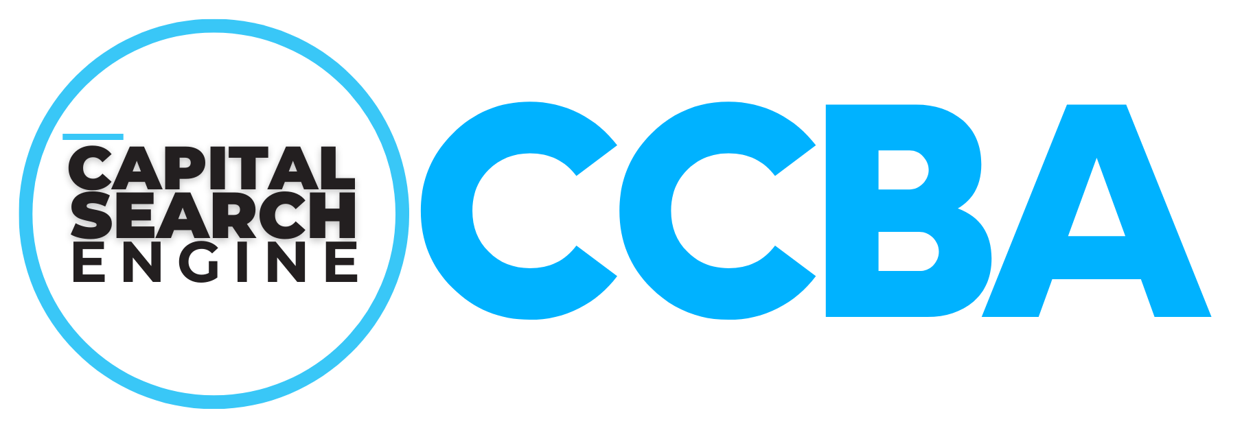CCBA Capital Search Engine horizontal logo